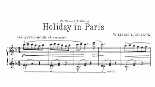 William Gillock - Holiday in Paris