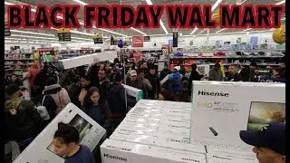 BLACK FRIDAY INSANITY AT WAL MART!!! Crazy Americans Fight For Electronics!!