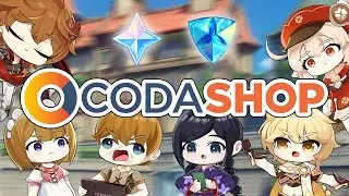 Korean Codashop launching Event in Genshin animation