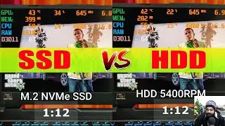 SSD vs HDD - FPS Comparison & Game Boot Speed Comparison - Which is Better for Gaming ❓❔❓❔