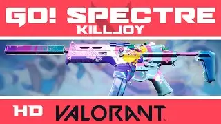 GO! Spectre VALORANT Skin + KILLJOY BUDDY IN-GAME | NEW Anime Skins Showcase