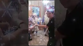 Новогоднее поздравление от деда мороза и снегурочки,, семья Власенковых,, 2024 Новоузенск