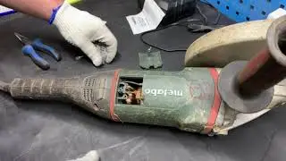 Как менять щетки на УШМках Metabo?