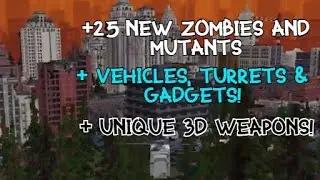 Ultimate Horror/Modern Mod/Addon (Vehicles,Mutants,Weapons,Guns and more)mcpe/minecraft bedrock