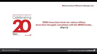 Our Associates reflect on Motherson Technology 20 years of excellence