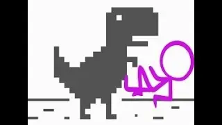 Jugando con el dinosaurio de sin conexión a Internet