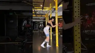Bài tập giúp vòng 3 TRÒN ĐẦY và CĂNG hơn🔥#tranglefitness #huongdantapgym #fitness #exercise