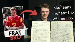 He quit school to live in a monastery and learn fluent Korean