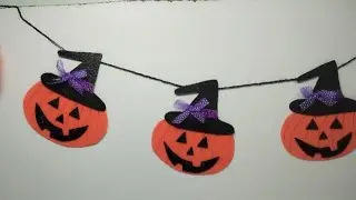 🌺LINDA GUIRNALDA DE CALABAZAS🌺