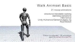 Walk Animset Basic | Unity Asset Store