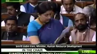 Smriti Irani's explosive speech  in #Lok-Sabha on #JNU & #Rohit-Vemula Part-2