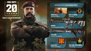 20 YEARS OF CALL OF DUTY DAILY LOGIN REWARDS ARE LIVE