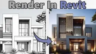Render like a PROFESSIONAL- How to Render 3D models using REVIT & AI