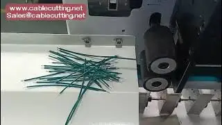 32   10 AWG High productivity Wire cable stripping and twisting machine
