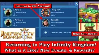 Returning to Infinity Kingdom!  What Happens After You Log Back Into Your Account? New Events?