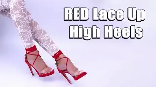 Red Strappy Heels Lookbook | Fashion Inspiration