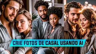 Como criar Fotos de Casal realísticas usando Inteligência Artificial grátis - Gerar Retratos com AI