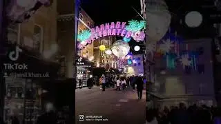 Christmas Lights at Carnaby Street, London 🌲🎁