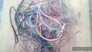Обжиг медных проводов.