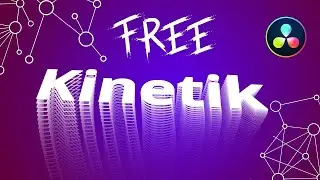 Free Title Pack 🔴 Kinetik Titles Davinci Resolve 17