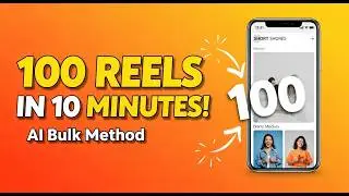 Bulk Create 100 Motivational Reels Using AI + Canva (No Camera Needed)