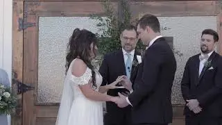Jamie and Jeremy's HILARIOUS wedding at Ivy and Oak