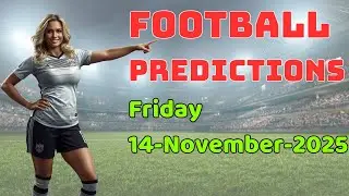 FOOTBALL PREDICTIONS 14 NOV 2025 | UEFA WORLD CUP QUALIFIERS | THE MATCH PREDICTOR