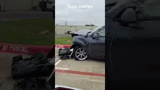 Crashes tesla