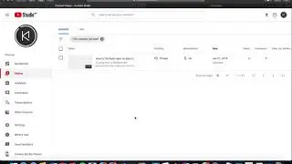 How to Delete Videos in 2019 YouTube Studio!