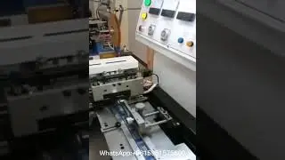 Woven or printed garments label piece cutting machine by Chino machinery
