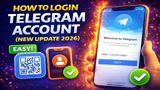 How To Login Telegram Account | New Update 2026 (Android & iOS)