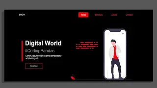 Responsive Modern Website Design Using HTML CSS  & JAVASCRIPT | How To Make Responsive Website
