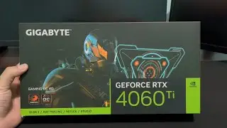 Unboxing GIGABYTE RTX 4060 Ti Gaming OC 8GB