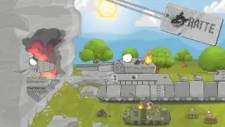 Стальной монстр Ratte. Мультики про танки. 4 серия