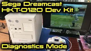 Sega Dreamcast HKT-0120 Development Kit Diagnostics Mode
