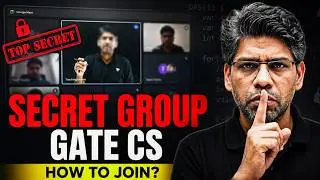 GATE 2027 CS Secret Group EXPOSED 🚨😳