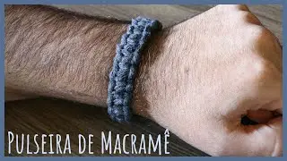 Pulseira de Macramê para Dia dos Pais com Barbante!