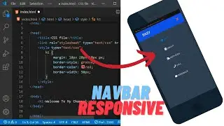 How to Create Responsive Navigation Bar using HTML and CSS  