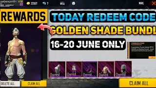 FREE FIRE REDEEM CODE TODAY 16 JUNE REDEEM CODE FREE FIRE | FF REDEEM CODE TODAY 16 JUNE