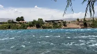 Мой Таджикистан - РАЙ на Земле. Река Нурек с самой чистой и прозрачной водой. #таджикистан #нурек