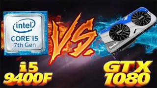 What is the i5 9400F capable of in conjunction with the GTX1080 WEB-MAGICIAN