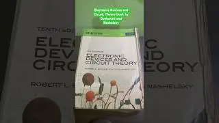Electronic Devices and Circuit Theory book by Boylestad and Nashelsky #shorts #enginerdmath #math
