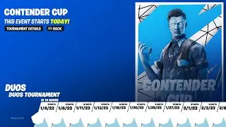 🔴🔥LIVE Fortnite DUO CONTENDER CUP TOURNAMENT🔥! FORTNITE CHAPTER 4 DUOS TOURNAMENT!