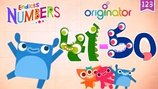 Endless Numbers Learn To Count From 41 To 50 ।। Game For Kids.