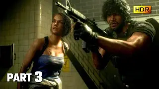 RESIDENT EVIL 3 Gameplay Infinite ammo PART 3 | PS5 HDR