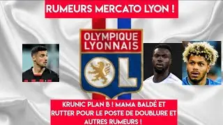 KRUNIC, BALDÉ, RUTTER, PERES,... ACTU MERCATO OL !!