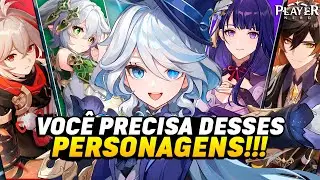 SAIBA OS MELHORES PERSONAGENS PARA INICIANTES/JOGADORES F2P - GENSHIN IMPACT