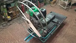 Аэросани из саней волокуш за выходные.