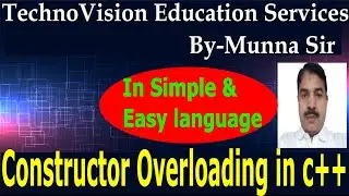 Constructor Overloading in C++(Explanation in both languages English and Hindi )