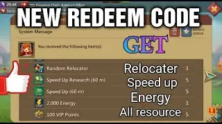 New Redeem Code, Get All Items 2021 || Lords Mobile 🔥🔥🤩